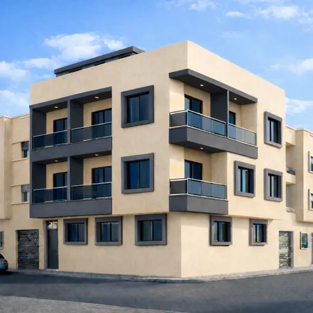 شقة بتمزارت ف منزل تلات سكان الطابق الأول