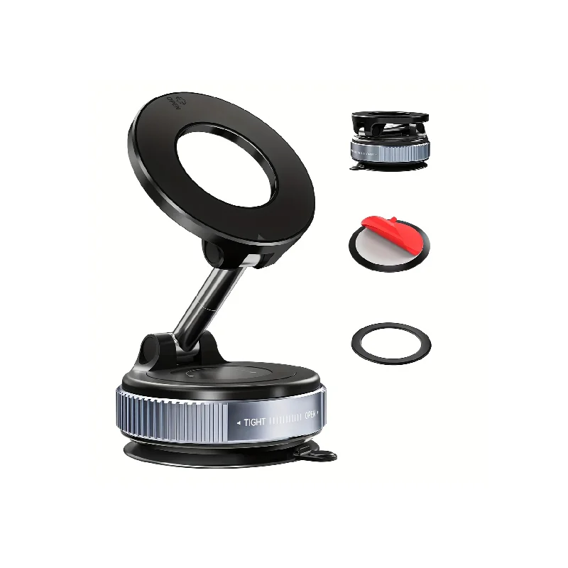 Nouveau Support Téléphone 360° Magnétique – Fixation Ultra-Résistante, Multi-Usage (Voiture,Maison,Bureau etc.)