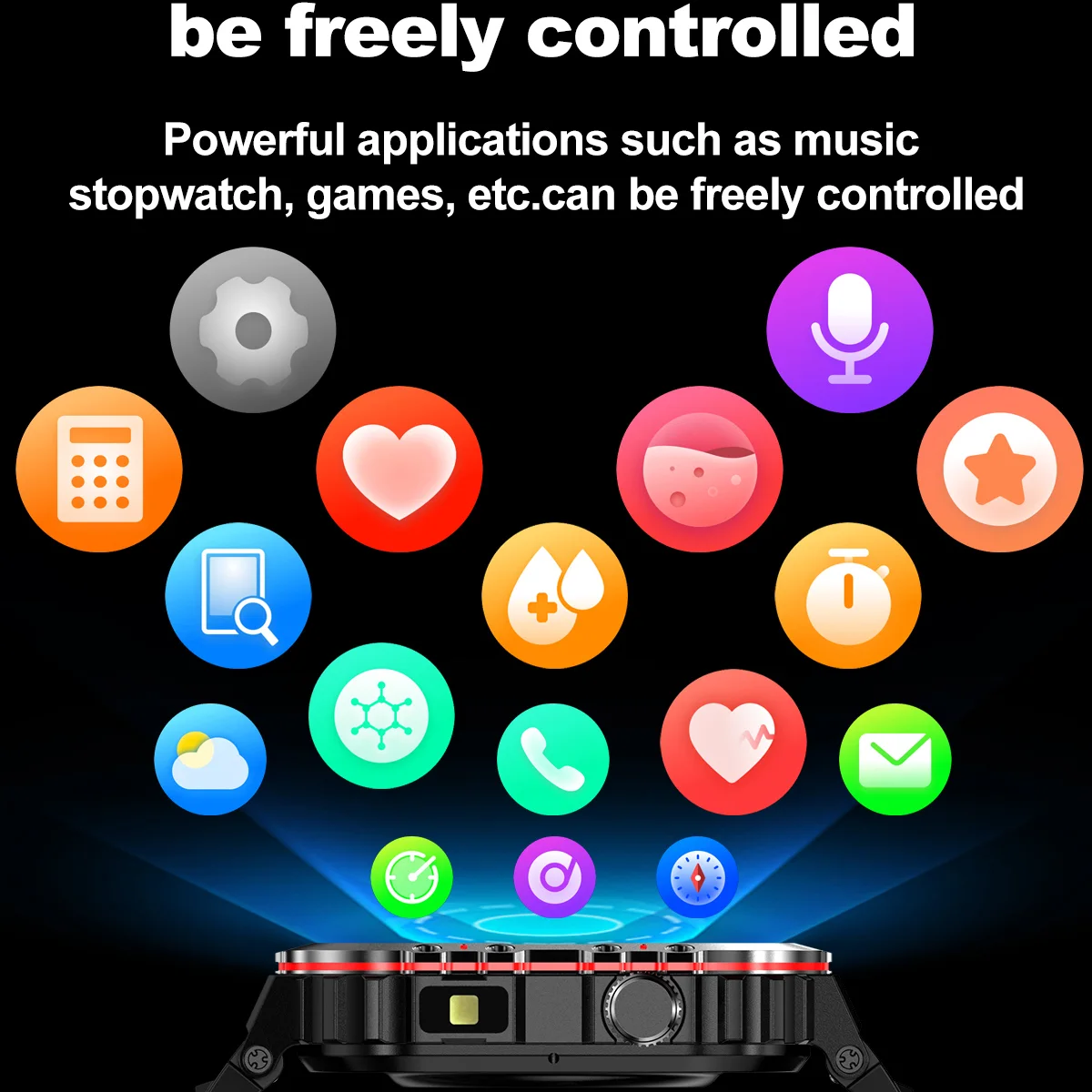 Montre Connectée G45 robuste ,Sport, GPS ,Étanche 1ATM – Suivi Santé & Multi-Sports(Batterie 420 mAh)