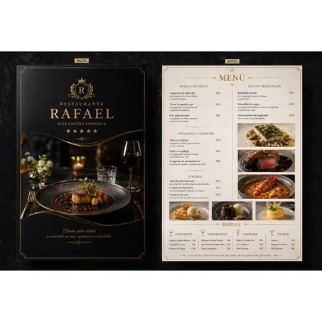 Diseño de menús para restaurantes
