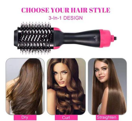 مشط حراري ذو جودة عالية لتمليس الشعر كالصالونات