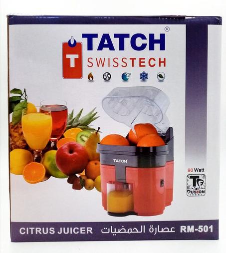 عصارة الحمضيات من Tatch Swisstech عالية الجودة لألذ العصائر الصحية في المنزل