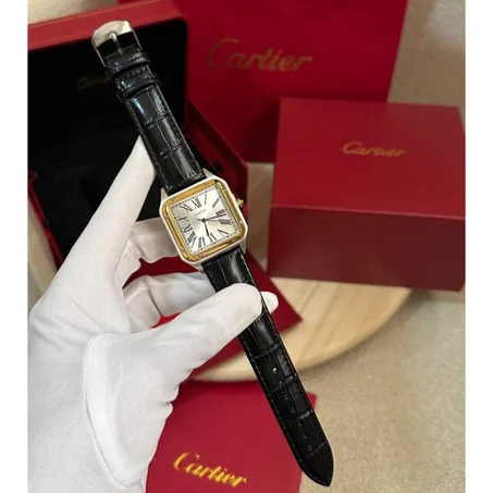 Montre Cuir Noir Prestige