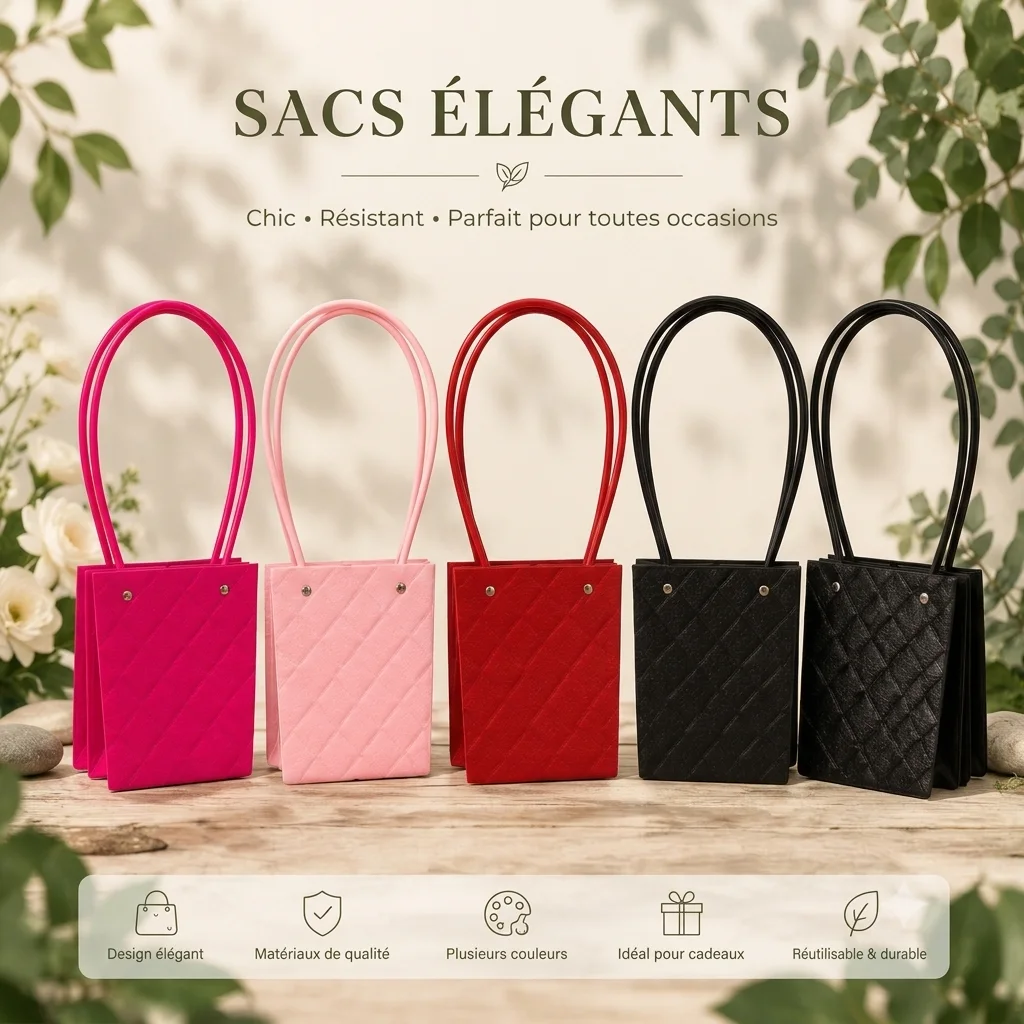 sac de fleur elegant