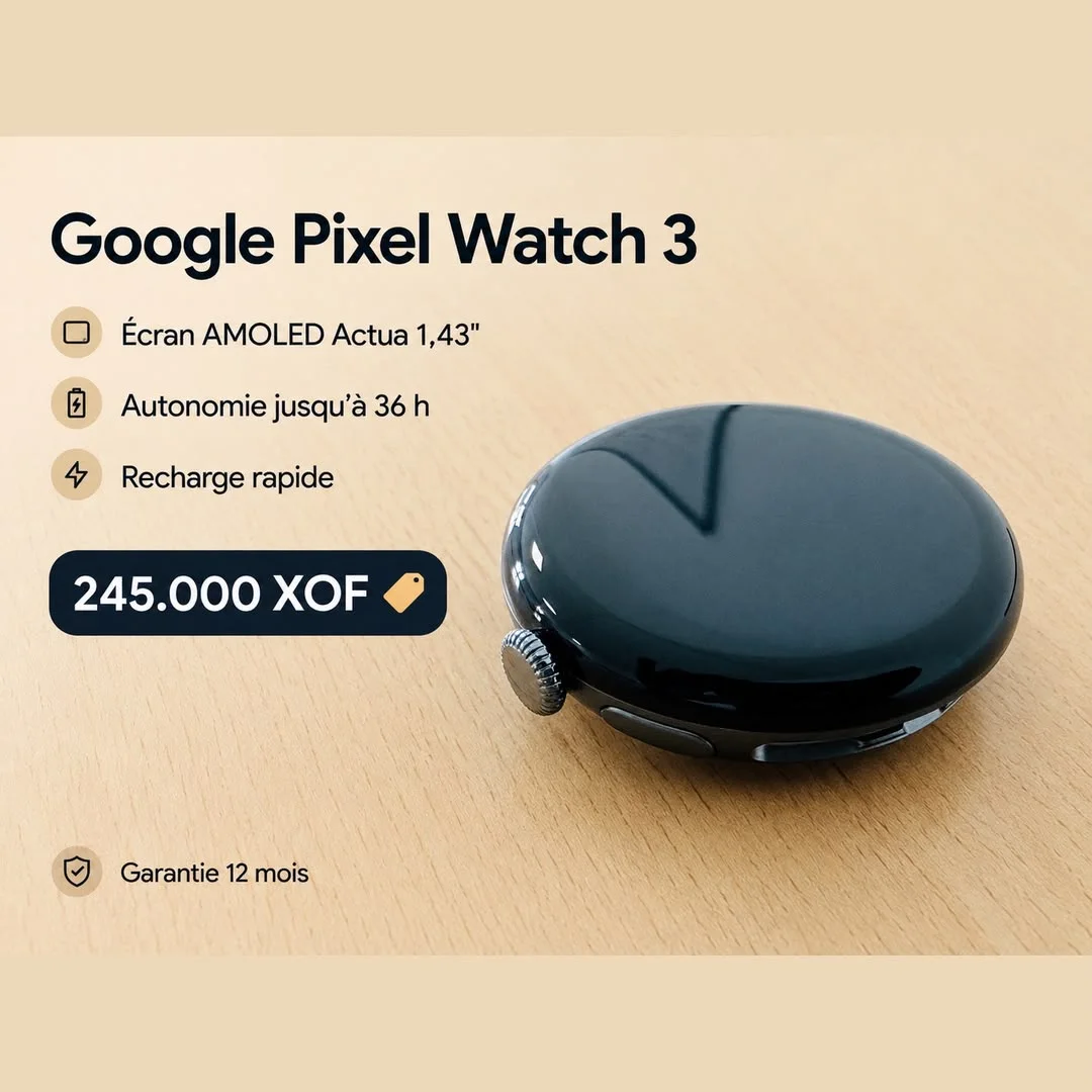 Google Pixel Watch 3 (45mm) Wi-Fi neuve à 99% I Garantie 12 Mois