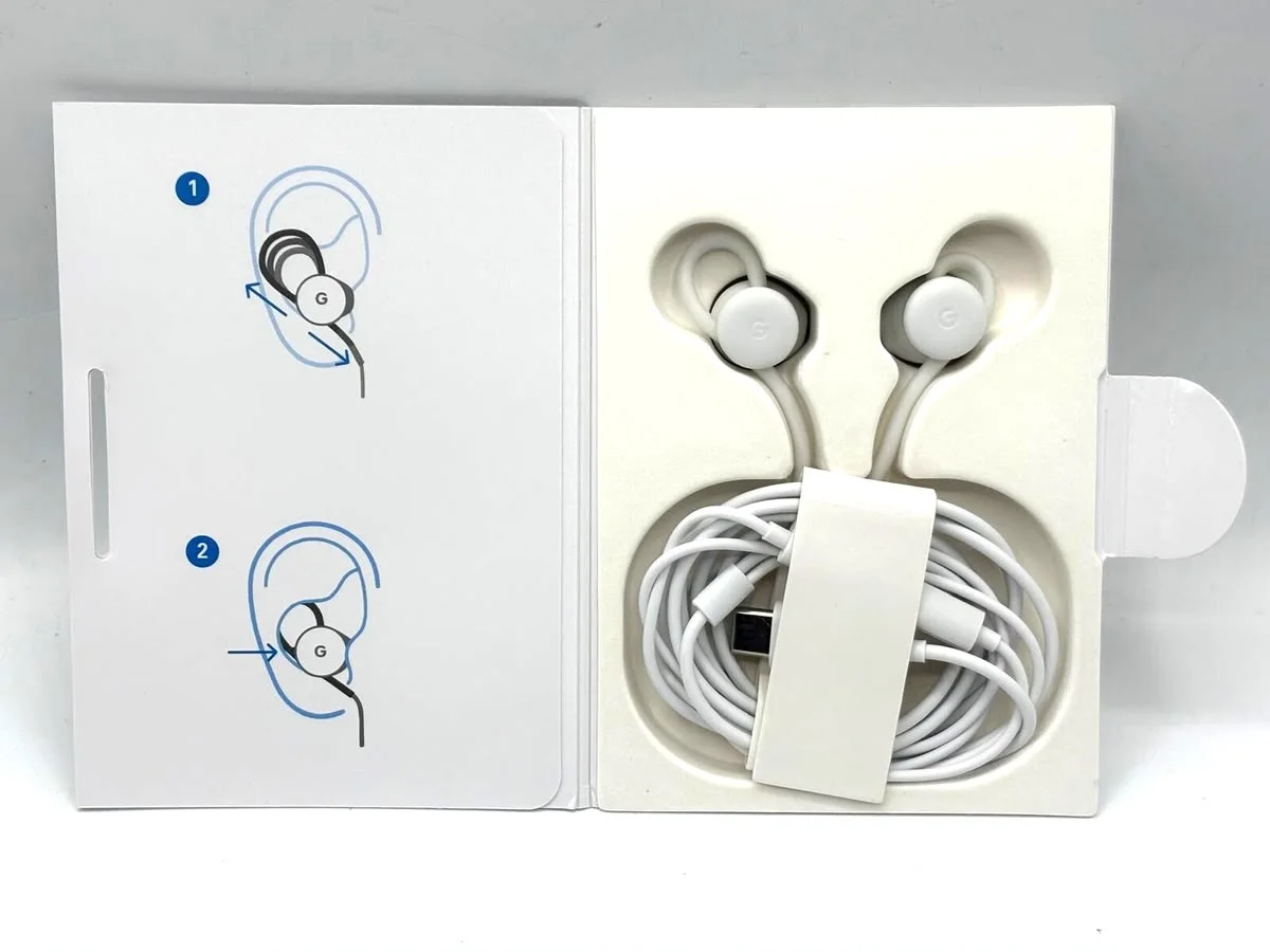 Google Earbuds Écouteurs Filaires USB - C