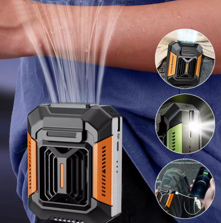 مروحة الحزام الذكية – تبريد فوري في أي مكان