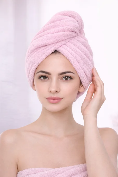 ربطة شعر قماشية، وردة