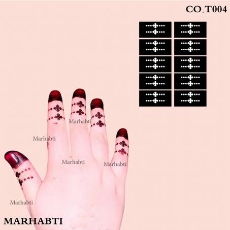 لصاق حنة الأصابع(CO.T004)