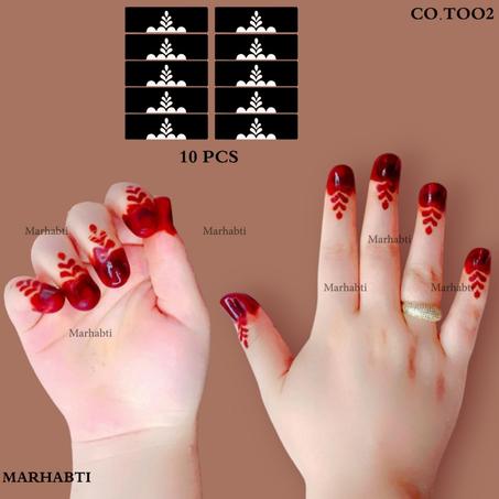 لصاق حناء الأصابع (CO.T002)