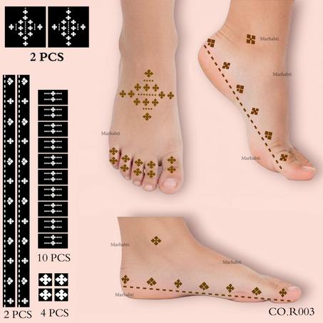 لصاق حناء لقدمين (CO.R003)