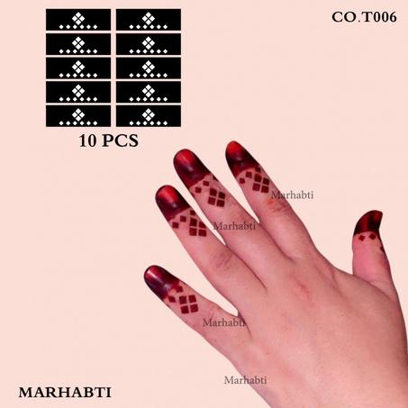 لصاق حناء الأصابع (CO.T006)