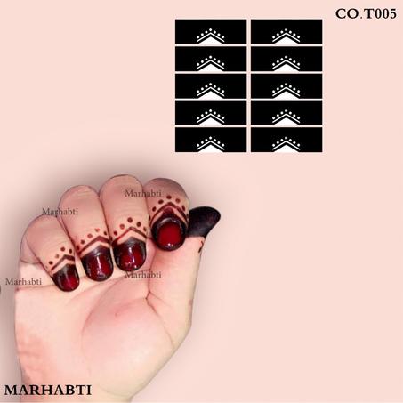 لصاق حناء الأصابع (CO.T005)