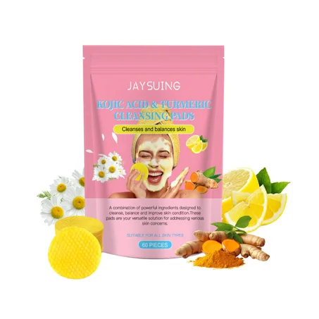 DISQUES NETTOYANTS KOJIC & CURCUMA – PEAU ÉCLATANTE EN 7 JOURS