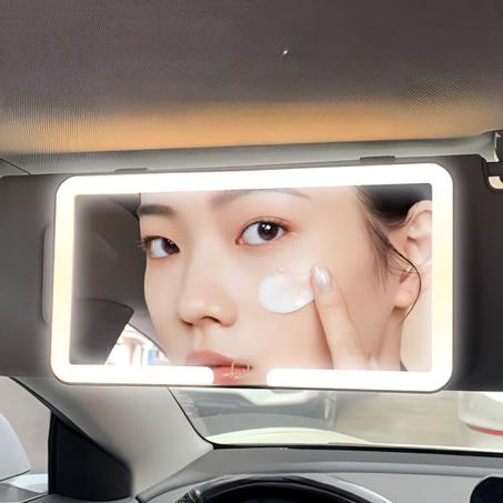 مرآة ذكية بإضاءة LED قابلة للشحن