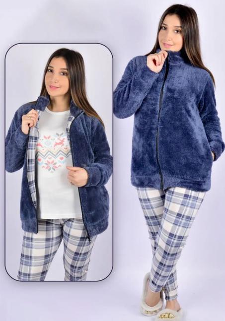 طقم بيجامة 3 قطع _ الأزرق