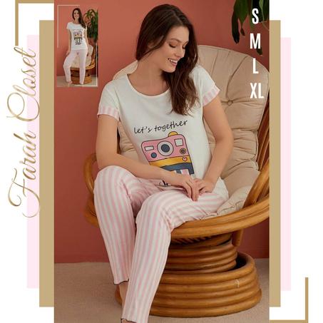 بيجامة  قطن طبيعي SELFIE