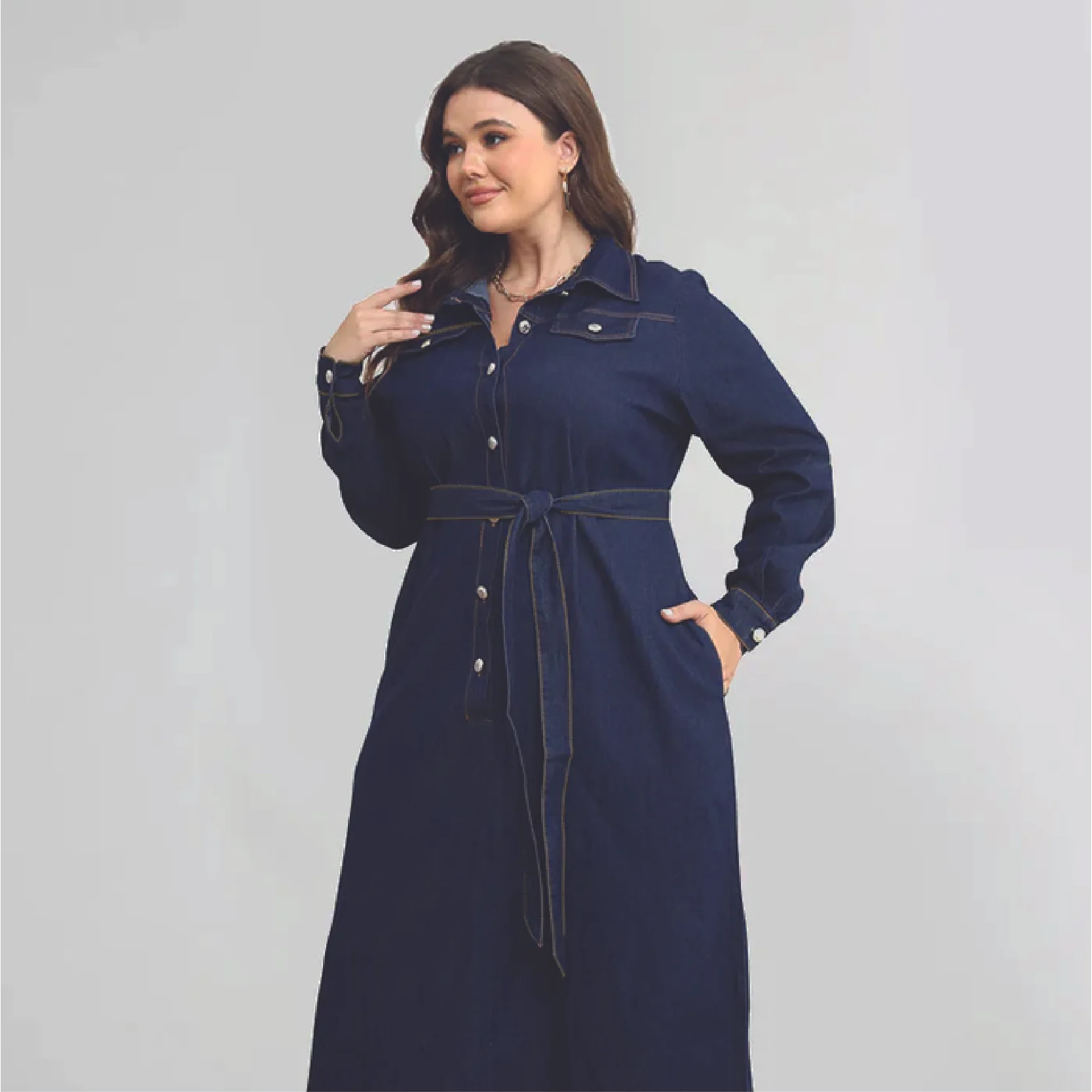 Robe en jean