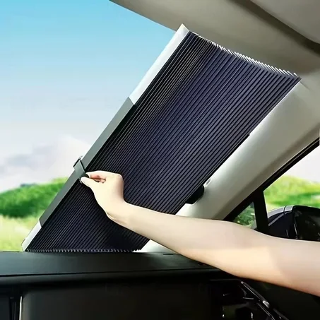 Pare-soleil Rétractable Universel pour Voiture – Pare-brise Avant