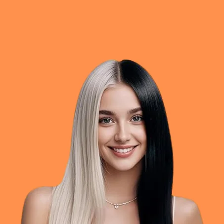 ريتوش الشعر الأبيض