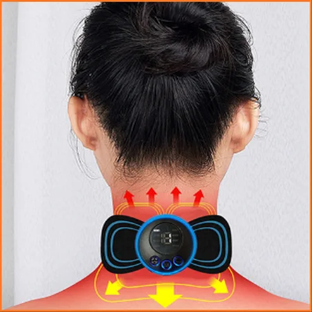 جهاز مساج كهربائي محمول بتقنية التحفيز العضلي