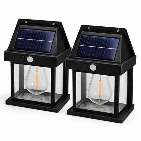 Applique Solaire Murale LED avec Détecteur de Mouvement