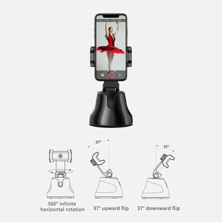 حامل هاتف ذكي يدور 360 درجة مع خاصية تتبع الوجه