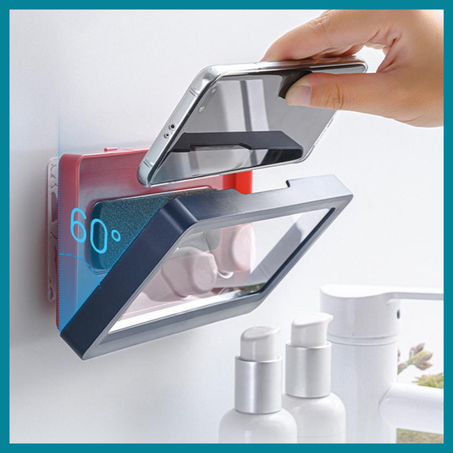 Support mural étanche pour téléphone portable