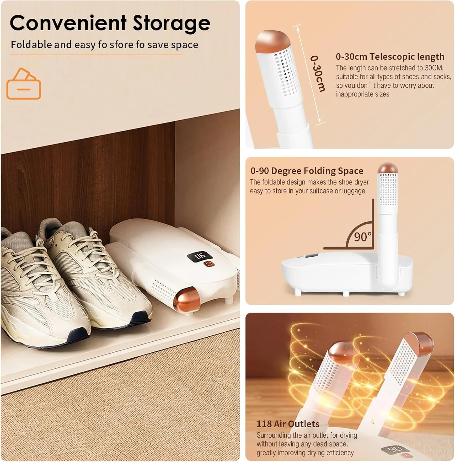 مجفف الأحذية الكهربائي