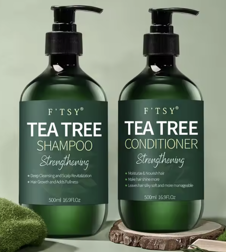 شامبو مع بلسم زيت شجرة الشاي