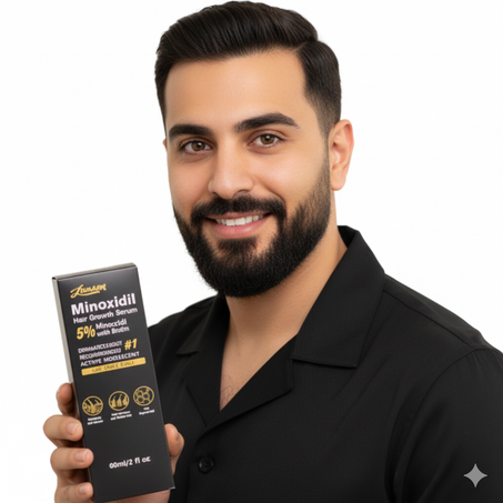 زيت المينوكسيديل لنمو الشعر
