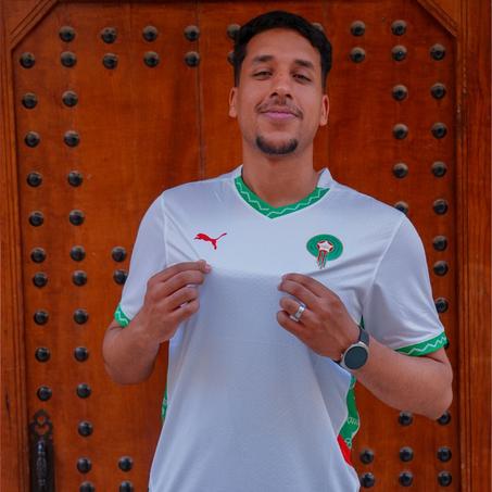 قميص المنتخب الوطني الابيض  الرسمي 2025 🇲🇦 - إصدار Puma