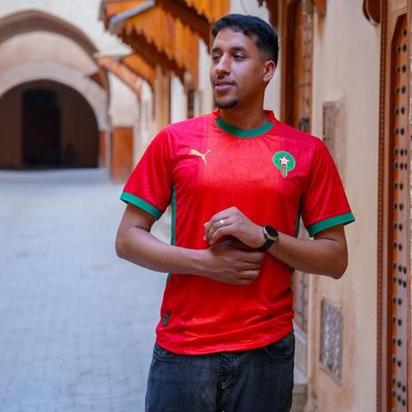قميص المنتخب الوطني الاحمر  الرسمي 2025 🇲🇦 - إصدار Puma