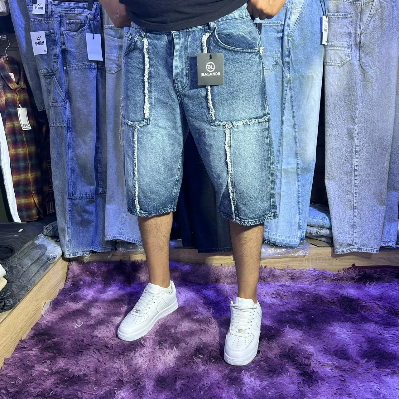 Short Jeans Baggy Premium Stitch Style