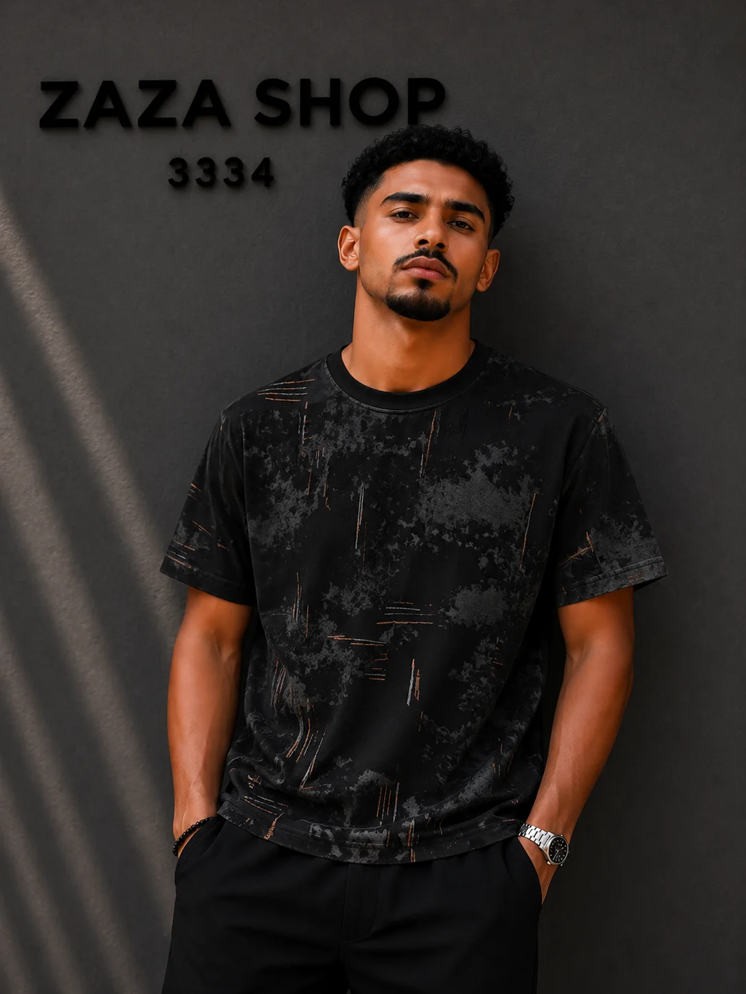 T-shirt Premium Marbré Light
