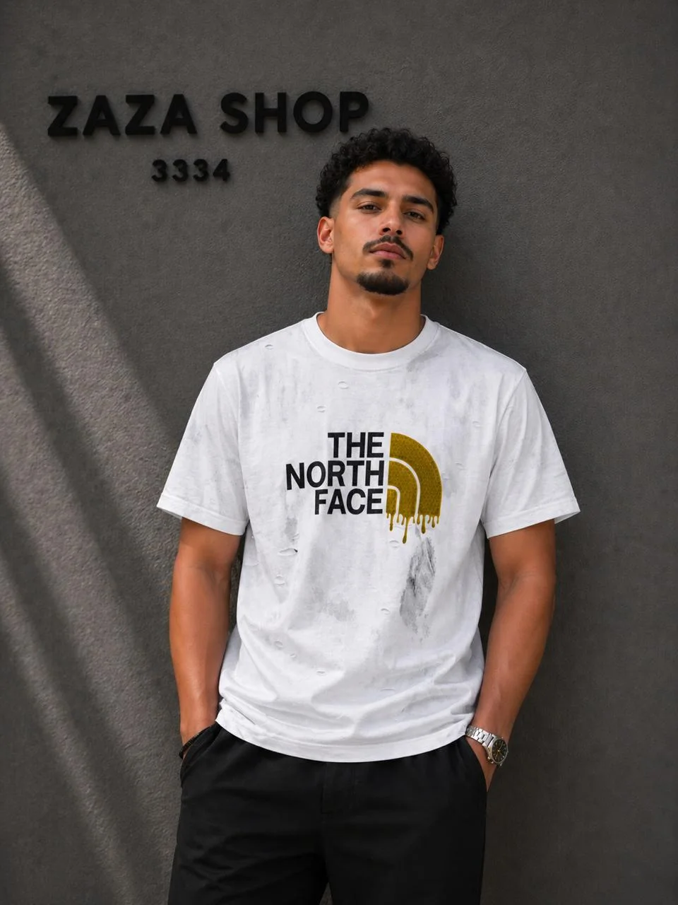 T-shirt Premium Logo Gold