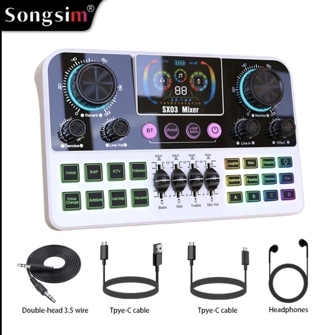SX03 Professional Vocal Mixer