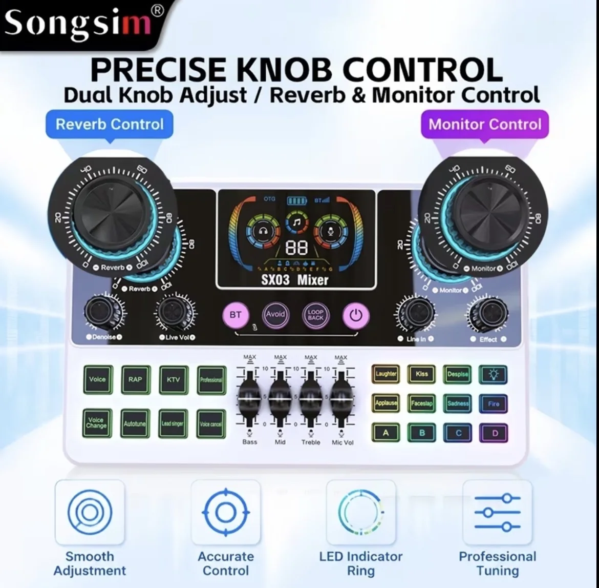 SX03 Professional Vocal Mixer