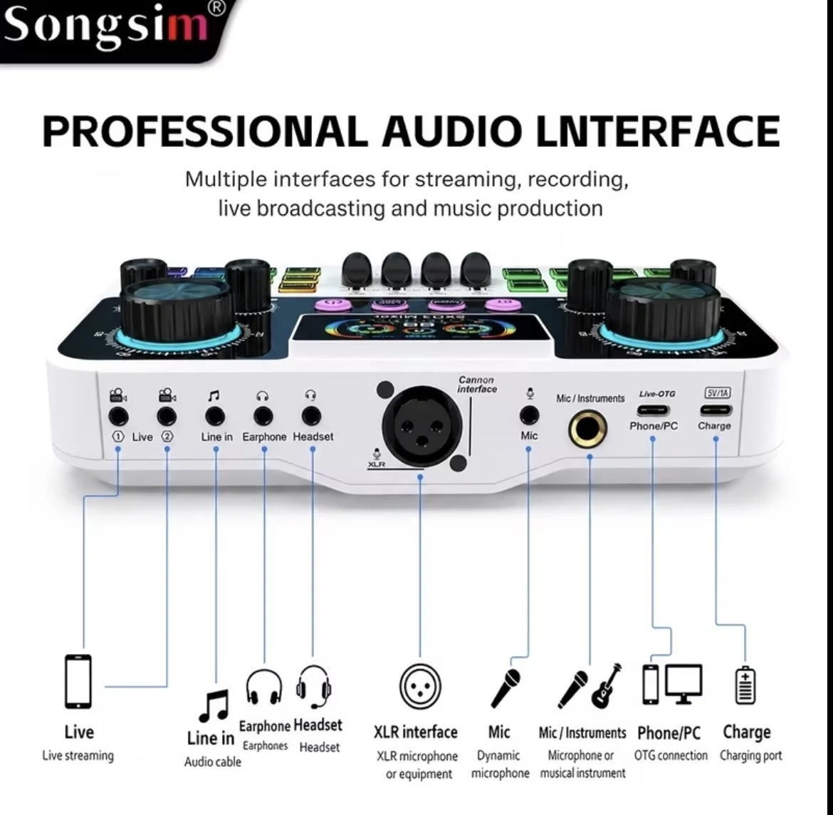 SX03 Professional Vocal Mixer