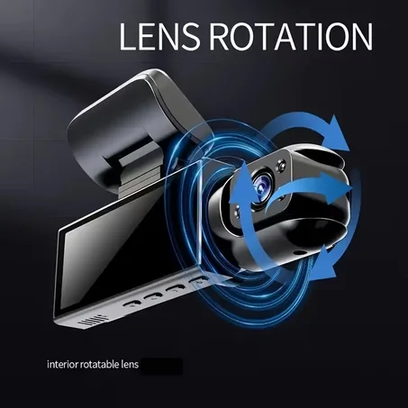 Dual Camera Car Dash Cam 1080P Front & Interior Dash Cams with 8.03Cm IPS Screen