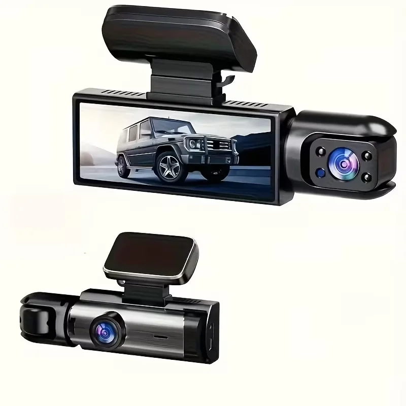 Dual Camera Car Dash Cam 1080P Front & Interior Dash Cams with 8.03Cm IPS Screen