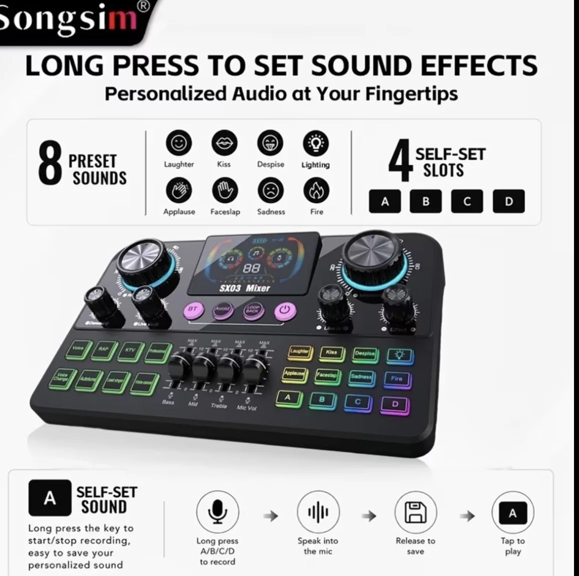SX03 Professional Vocal Mixer