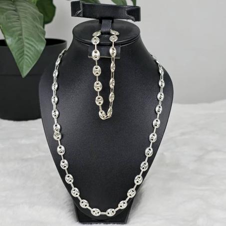 grain de café argent 925