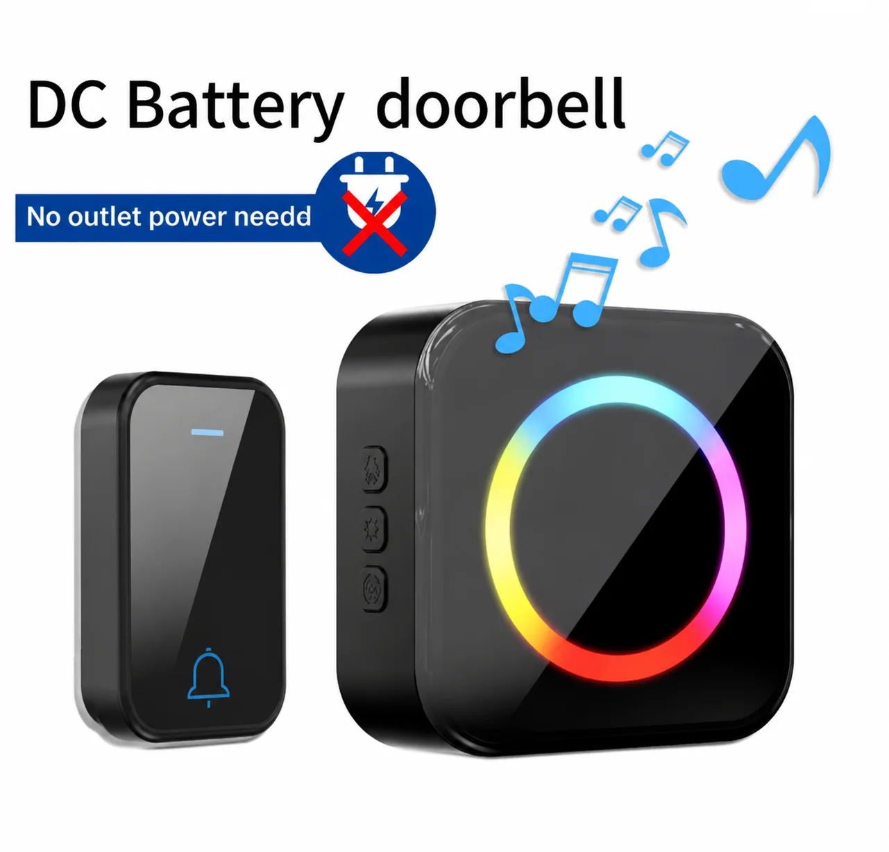 🔔 Sonnette Sans Fil à Batterie – Ne Ratez Plus Aucun Visiteur !