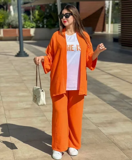 سترة صوف طويلة "سلسلة الرش" أسود وأبيض (copy)