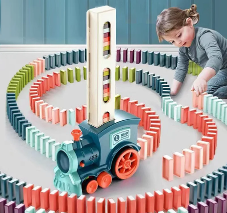 قطار الدومينو للأطفال