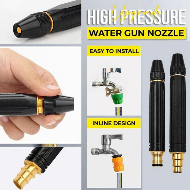 Pistolet à eau haute pression avec les raccords