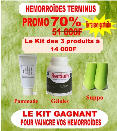 Kit Hémorroïdes 100% naturel