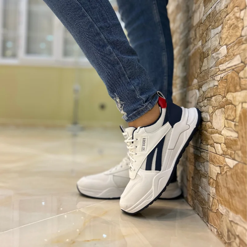Men’s Casual Shoes Loverdo 2024 PROMOTION Blanc