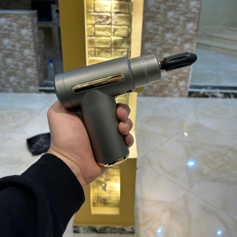مسدس التدليك احترافي مع جميع اكسسواراته